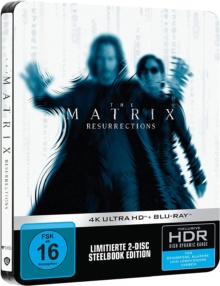 Matrix Resurrections (2021) de Lana Wachowski - Steelbook (Forced) - Packshot Blu-ray 4K Ultra HD