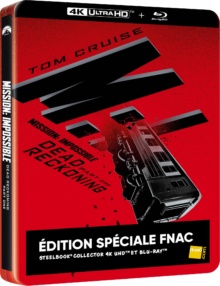 Mission : Impossible - Dead Reckoning Partie 1 (2023) de Christopher McQuarrie - Édition Spéciale Fnac Steelbook - Packshot Blu-ray 4K Ultra HD