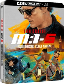 Mission : Impossible 5 : Rogue Nation (2015) de Christopher McQuarrie - Édition SteelBook Limitée - Packshot Blu-ray 4K Ultra HD