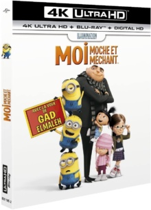Moi, moche et méchant (2010) de Chris Renaud, Pierre Coffin – Packshot Blu-ray 4K Ultra HD