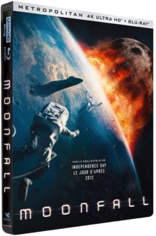 Moonfall (2022) de Roland Emmerich - Édition boîtier SteelBook - Packshot Blu-ray 4K Ultra HD