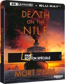 Mort sur le Nil (2022) de Kenneth Branagh - Édition Spéciale Fnac Steelbook - Packshot Blu-ray 4K Ultra HD