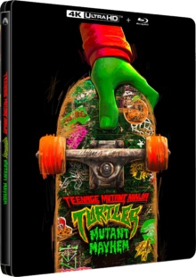 Ninja Turtles : Teenage Years (2023) de Jeff Rowe, Kyler Spears - Édition Boîtier SteelBook - Packshot Blu-ray 4K Ultra HD