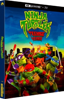 Ninja Turtles : Teenage Years (2023) de Jeff Rowe, Kyler Spears - Packshot Blu-ray 4K Ultra HD