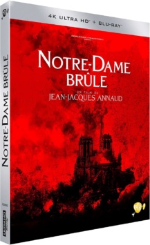 Notre-Dame brûle (2022) de Jean-Jacques Annaud - Packshot Blu-ray 4K Ultra HD