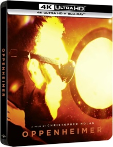 Oppenheimer (2023) de Christopher Nolan - Édition Collector Steelbook - Packshot Blu-ray 4K Ultra HD
