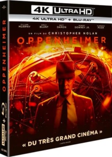 Oppenheimer (2023) de Christopher Nolan - Packshot Blu-ray 4K Ultra HD