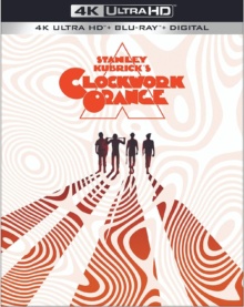 Orange mécanique (1971) de Stanley Kubrick - Packshot Blu-ray 4K Ultra HD
