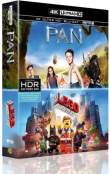 Pan + La Grande aventure Lego – Packshot Blu-ray 4K Ultra HD