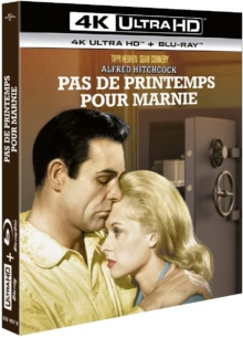 Pas de printemps pour Marnie (1964) de Alfred Hitchcock – Packshot Blu-ray 4K Ultra HD