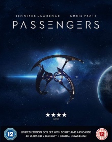 Passengers (2016) de Morten Tyldum - Limited Edition Boxset – Packshot Blu-ray 4K Ultra HD