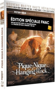 Pique-nique à Hanging Rock (1975) de Peter Weir - Édition Spéciale FNAC - Packshot Blu-ray 4K Ultra HD
