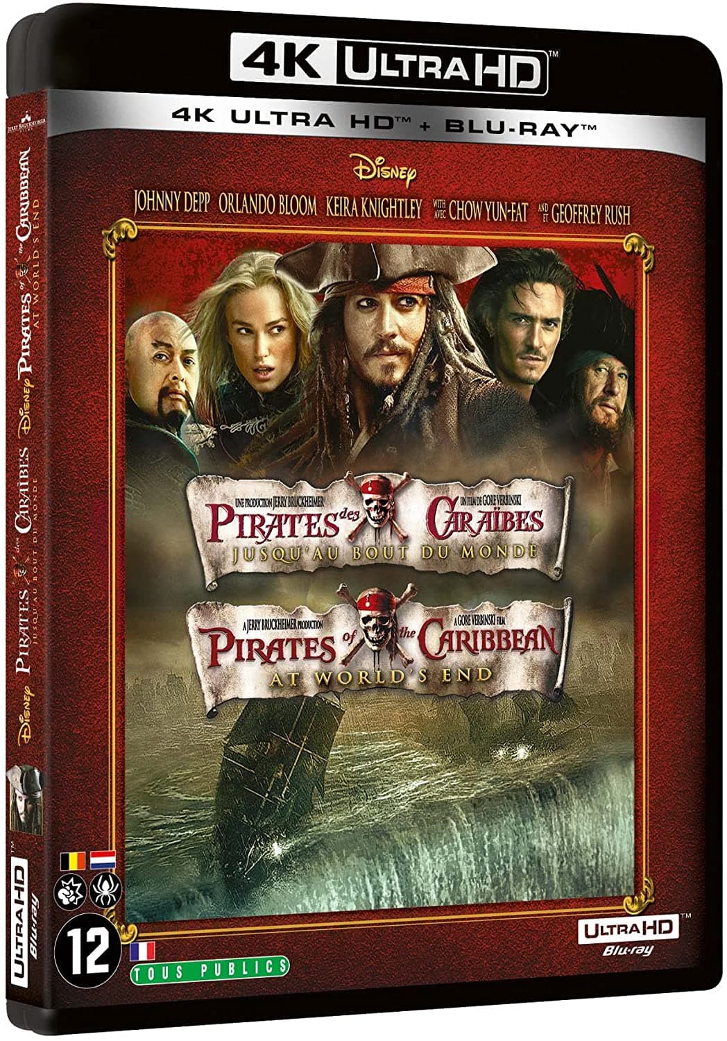 coffret pirates des caraibes Blu-Ray