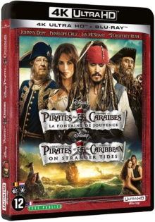 Pirates des Caraïbes : La Fontaine de jouvence (2011) de Rob Marshall - Packshot Blu-ray 4K Ultra HD