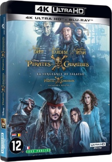 Pirates des Caraïbes : La Vengeance de Salazar (2017) de Joachim Rønning, Espen Sandberg - Packshot Blu-ray 4K Ultra HD