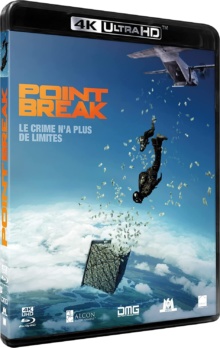 Point Break (2015) de Ericson Core - Packshot Blu-ray 4K Ultra HD