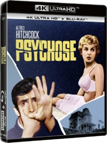 Psychose (1960) de Alfred Hitchcock – Packshot Blu-ray 4K Ultra HD