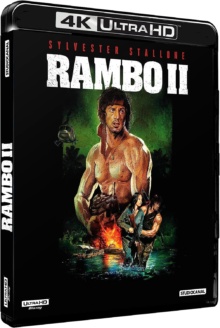 Rambo II : La mission (1985) de George P. Cosmatos - Packshot Blu-ray 4K Ultra HD