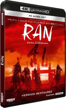 Ran (1985) de Akira Kurosawa - Packshot Blu-ray 4K Ultra HD