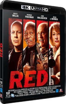 Red (2010) de Robert Schwentke - Packshot Blu-ray 4K Ultra HD