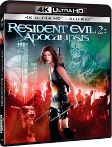 Resident Evil : Apocalypse (2004) de Alexander Witt – Packshot Blu-ray 4K Ultra HD