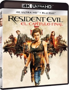 Resident Evil : Chapitre final (2016) de Paul W.S. Anderson – Packshot Blu-ray 4K Ultra HD