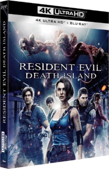 Resident Evil : Death Island (2023) de Eiichirō Hasumi - Édition Limitée - Packshot Blu-ray 4K Ultra HD