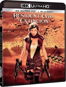 Resident Evil : Extinction (2007) de Russell Mulcahy – Packshot Blu-ray 4K Ultra HD