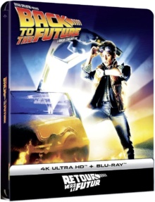 Retour vers le futur (1985) de Robert Zemeckis - Édition boîtier SteelBook - Packshot Blu-ray 4K Ultra HD