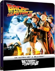 Retour vers le futur III (1990) de Robert Zemeckis - Édition boîtier SteelBook - Packshot Blu-ray 4K Ultra HD