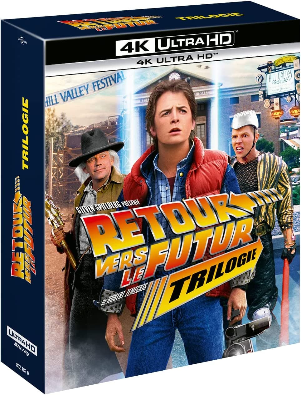 Retour vers le futur en Blu Ray : Retour vers le futur : Trilogie - 4K  Ultra HD + Blu-ray - Édition boîtier SteelBook 35ème anniv - AlloCiné