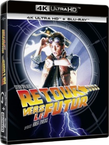 Retour vers le futur (1985) de Robert Zemeckis – Packshot Blu-ray 4K Ultra HD