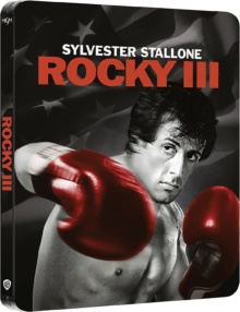 Rocky III : L'oeil du tigre (1982) de Sylvester Stallone - Édition boîtier SteelBook – Packshot Blu-ray 4K Ultra HD