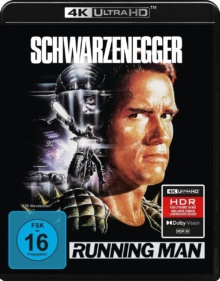 Running Man (1987) de Paul Michael Glaser - Packshot Blu-ray 4K Ultra HD