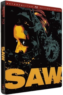 Saw (2004) de James Wan – Édition Steelbook – Packshot Blu-ray 4K Ultra HD