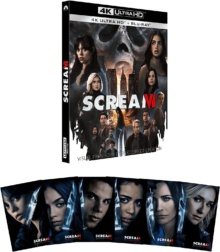 Scream VI (2023) de Matt Bettinelli-Olpin, Tyler Gillett - Édition Limitée speciale Amazon + Cartes - Packshot Blu-ray 4K Ultra HD