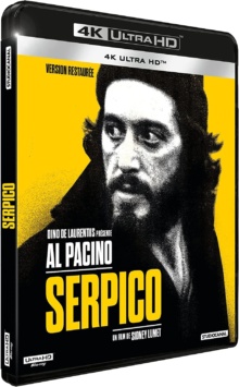 Serpico (1973) de Sidney Lumet - Packshot Blu-ray 4K Ultra HD