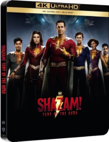Shazam! La Rage des dieux (2023) de David F. Sandberg - Édition boîtier SteelBook - Packshot Blu-ray 4K Ultra HD