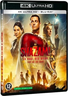 Shazam! La Rage des dieux (2023) de David F. Sandberg - Packshot Blu-ray 4K Ultra HD