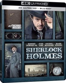 Sherlock Holmes (2009) de Guy Ritchie – Édition Steelbook – Packshot Blu-ray 4K Ultra HD