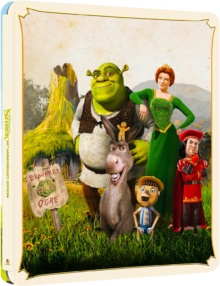 Shrek (2001) de Andrew Adamson, Vicky Jenson – Édition Steelbook – Packshot Blu-ray 4K Ultra HD