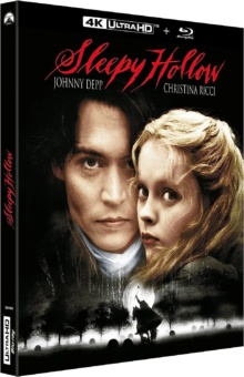 Sleepy Hollow, la légende du cavalier sans tête (1999) de Tim Burton - Packshot Blu-ray 4K Ultra HD