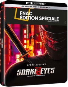 Snake Eyes (2021) de Robert Schwentke - Édition Spéciale Fnac Steelbook – Packshot Blu-ray 4K Ultra HD