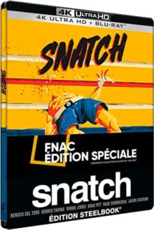Snatch (2000) de Guy Ritchie - Steelbook Exclusivité Fnac – Packshot Blu-ray 4K Ultra HD