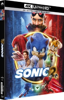 Sonic 2, le film (2022) de Jeff Fowler - Packshot Blu-ray 4K Ultra HD