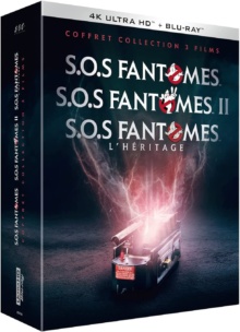 S.O.S fantômes - Coffret Collection 3 films - Packshot Blu-ray 4K Ultra HD
