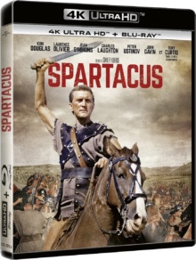 Spartacus (1960) de Stanley Kubrick - Packshot Blu-ray 4K Ultra HD