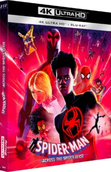 Spider-Man : Across the Spider-Verse (2023) de Joaquim Dos Santos, Kemp Powers, Justin K. Thompson - Packshot Blu-ray 4K Ultra HD