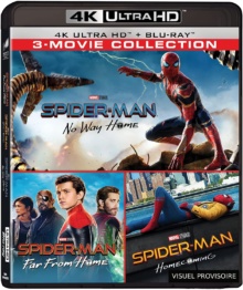 Spider-Man : Coffret 3 films – Packshot Blu-ray 4K Ultra HD