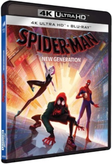 Spider-Man : New Generation (2018) de Bob Persichetti, Peter Ramsey & Rodney Rothman - Packshot Blu-ray 4K Ultra HD